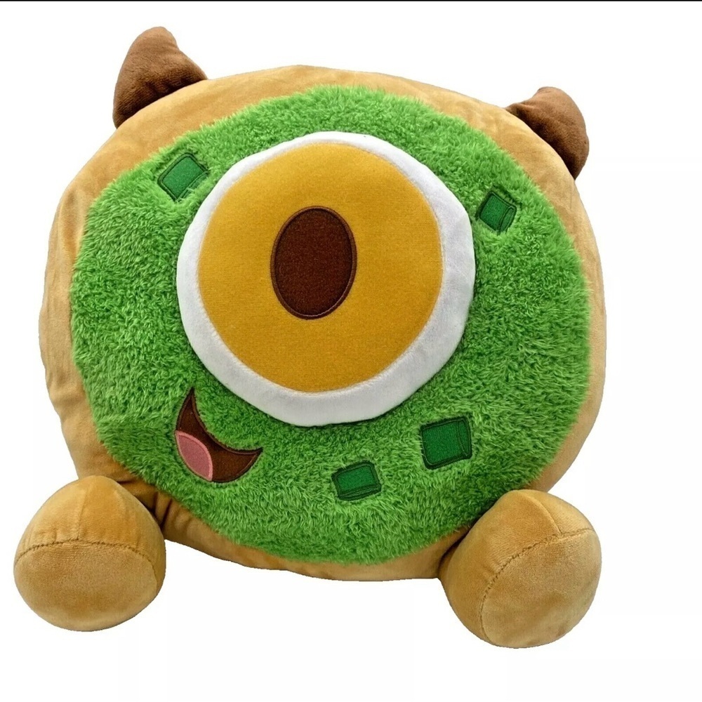 Disney Munchlings Monsters Inc Mike Wazowski Avocado Breakfast Bagel Plush